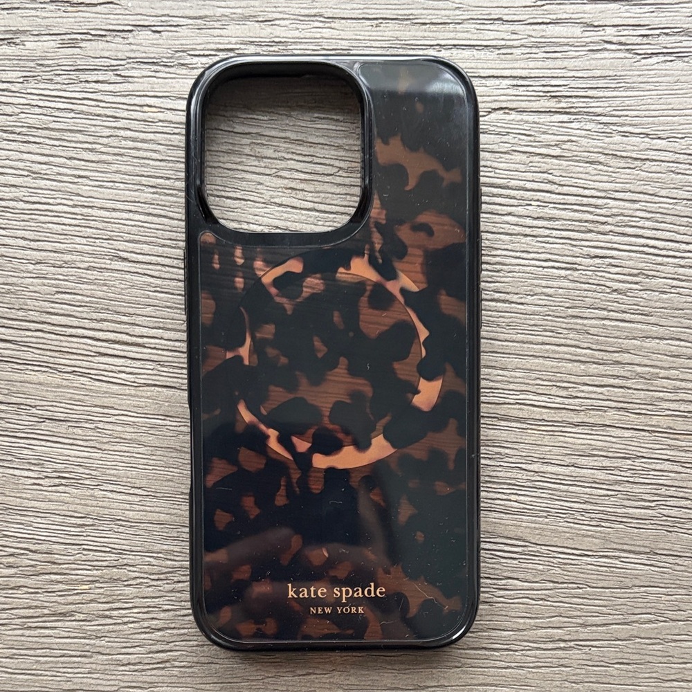 Kate Spade Tortoise Shell Phone Case iPhone 16 pro